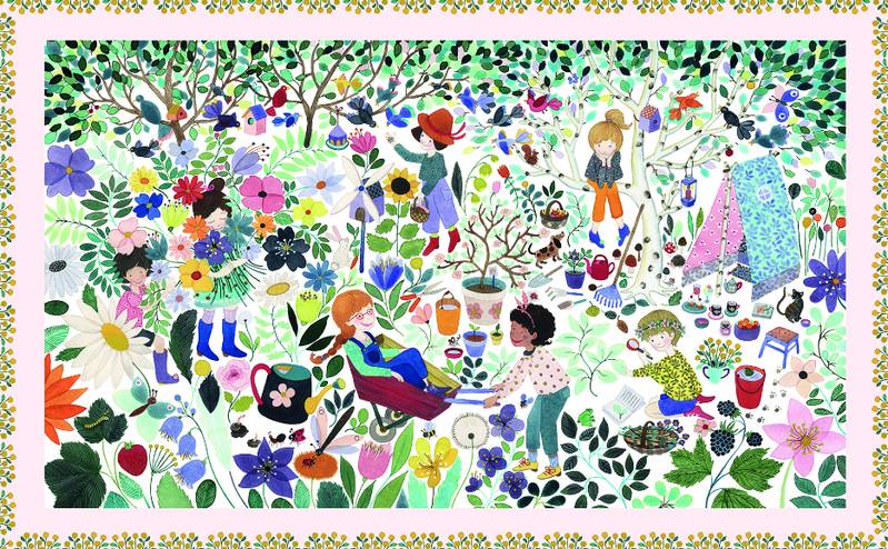 Djeco puzzel observation - duizend bloemen (100 st)