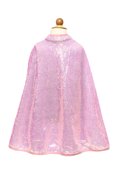sequins cape - pink (5-6 jr)