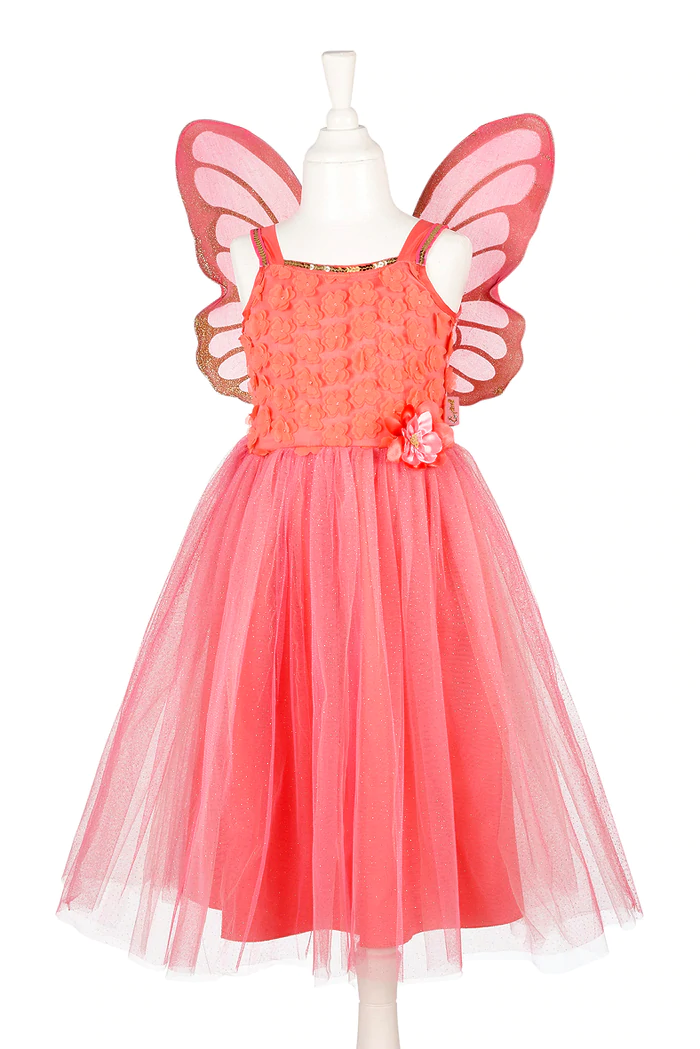 souza jorianne jurk & vleugels - koraal, 3-4 jr / 98-104 cm