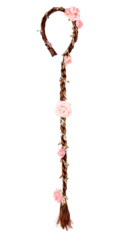 souza haarband taylor met bloemen - bruin