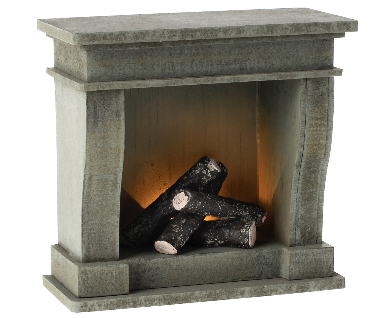 maileg miniature fireplace