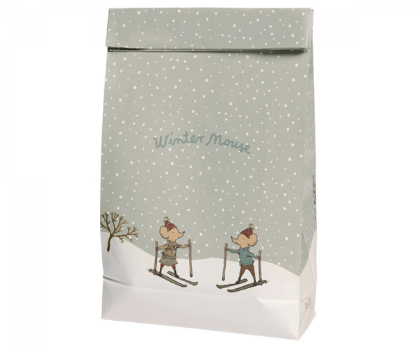 maileg gift bag, winter mouse