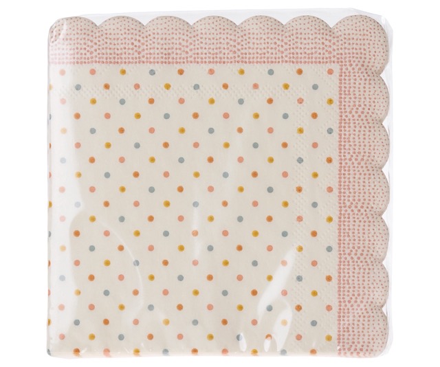 maileg napkin - rose dots