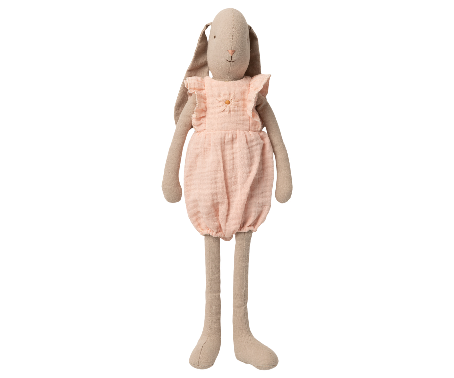 maileg bunny size 3 in jumpsuit - pink