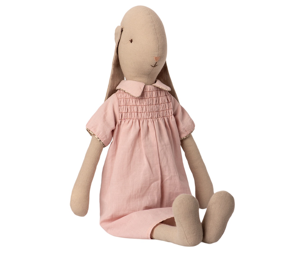 maileg bunny size 4 in dress - pink