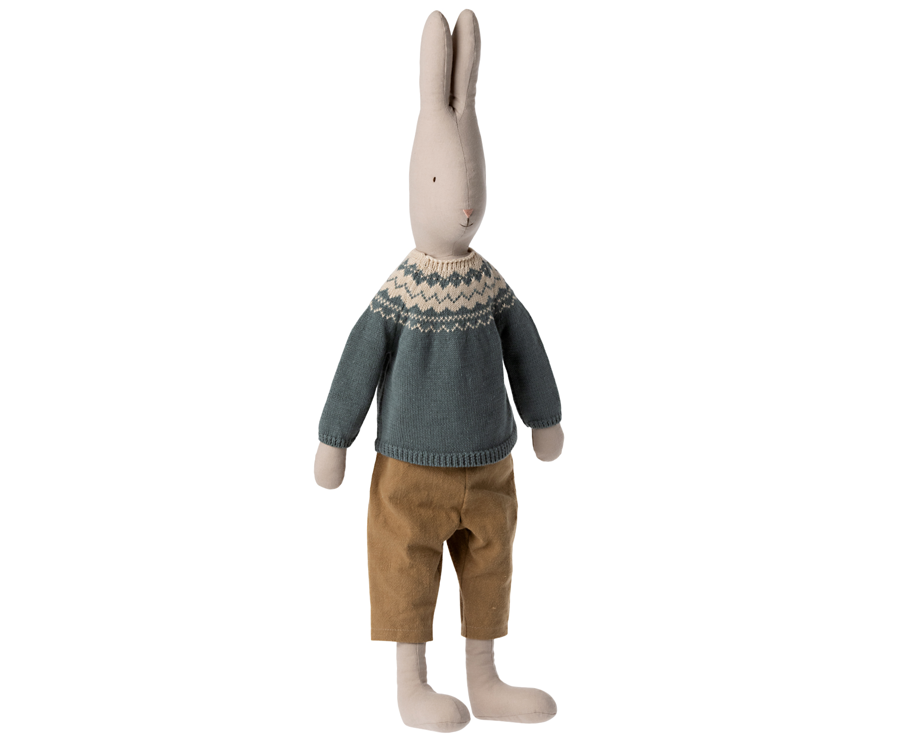 maileg rabbit size 5, pants and knitted sweater