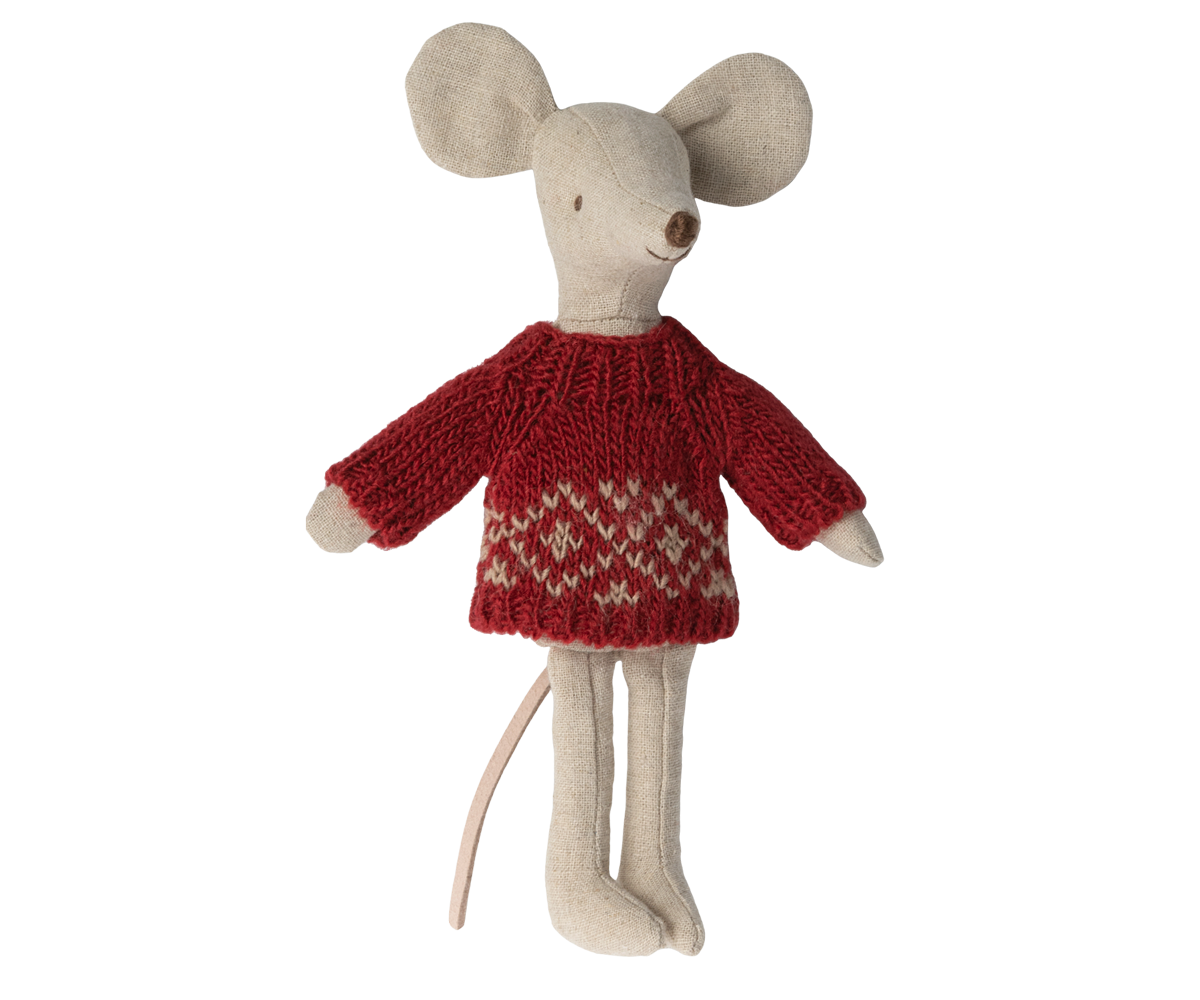 maileg knitted sweater, mum mouse