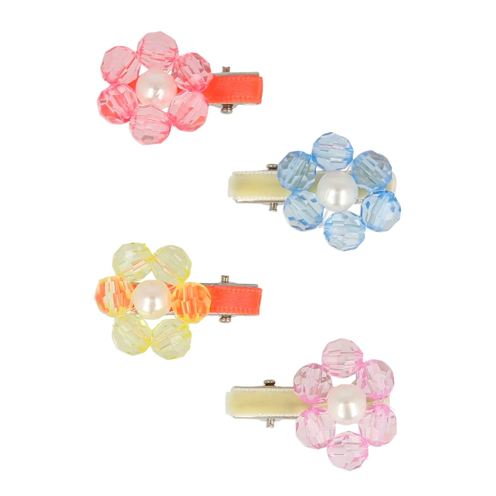 meri meri flower jewel hair clips