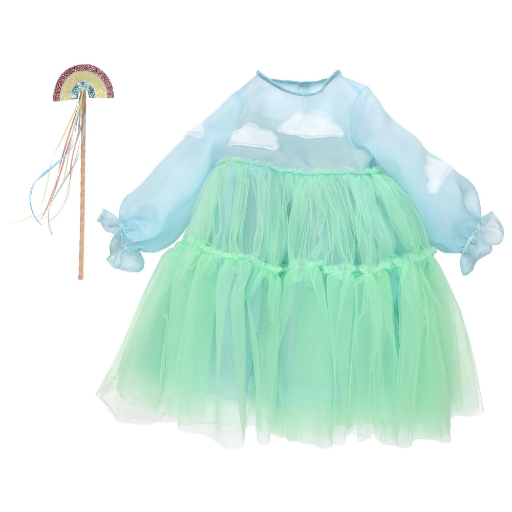 meri meri cloud dress costume (3-4 jr)