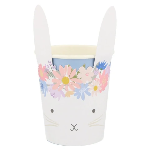 meri meri spring floral bunny cups