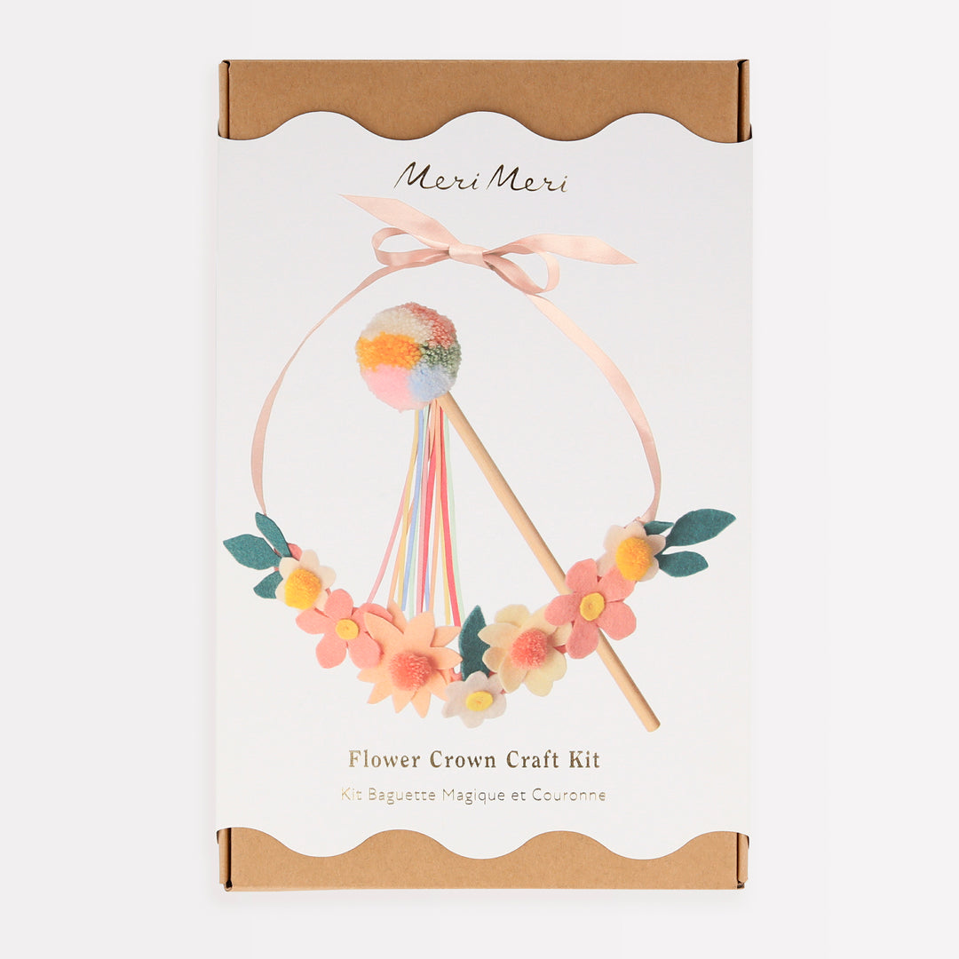 meri meri flower crown craft kit
