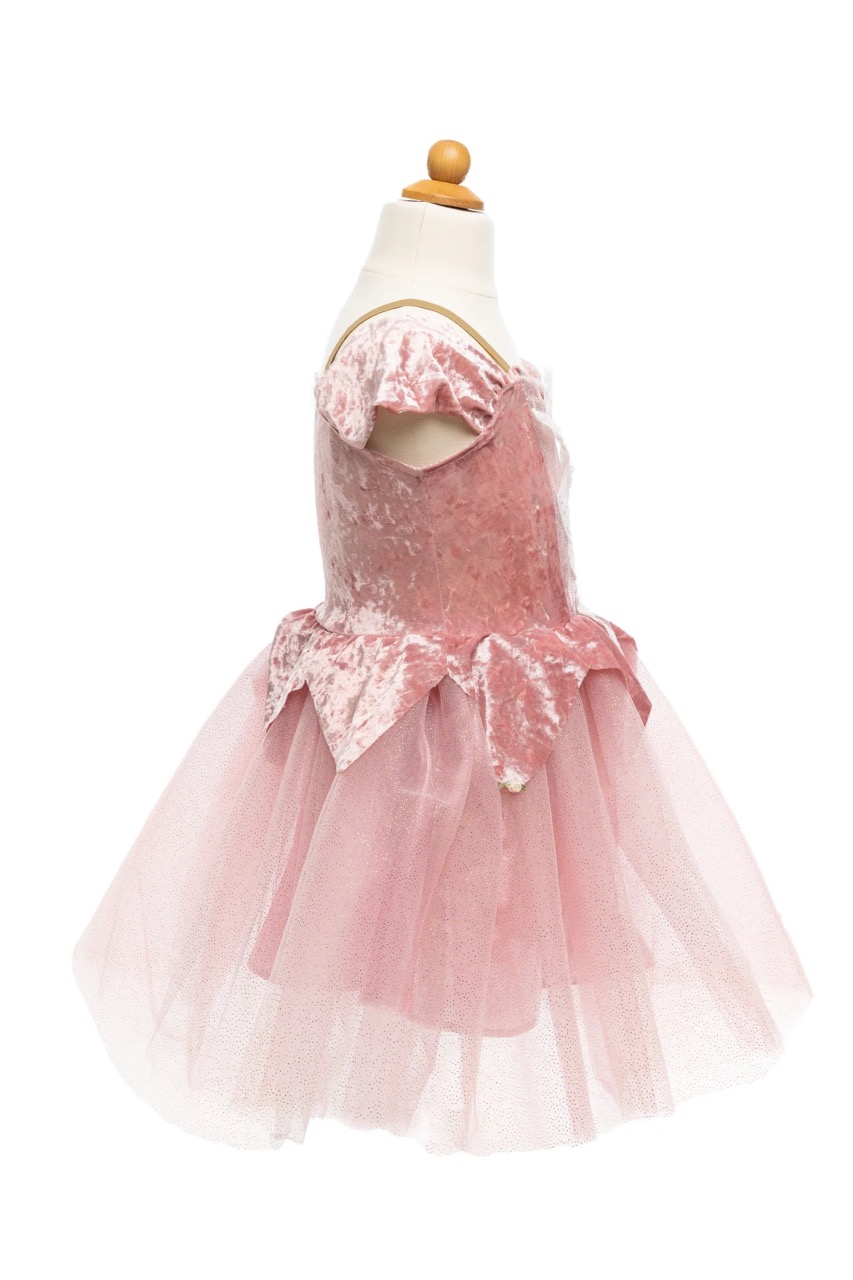 holiday ballerina dress - oudroze (5-6 jr)