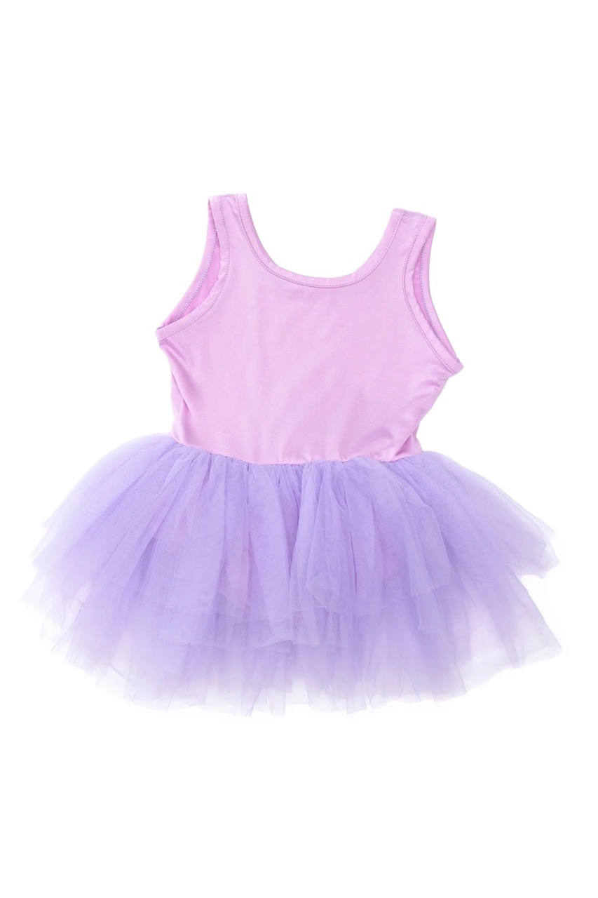 ballet tutu dress - lila (5-6 jr)