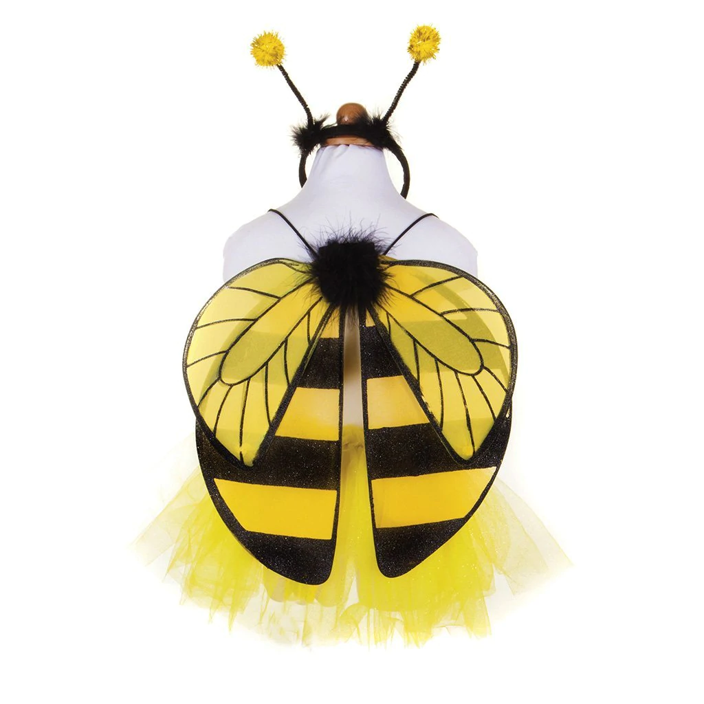 glitter bumblebee skirt & wings (4-6 jr)