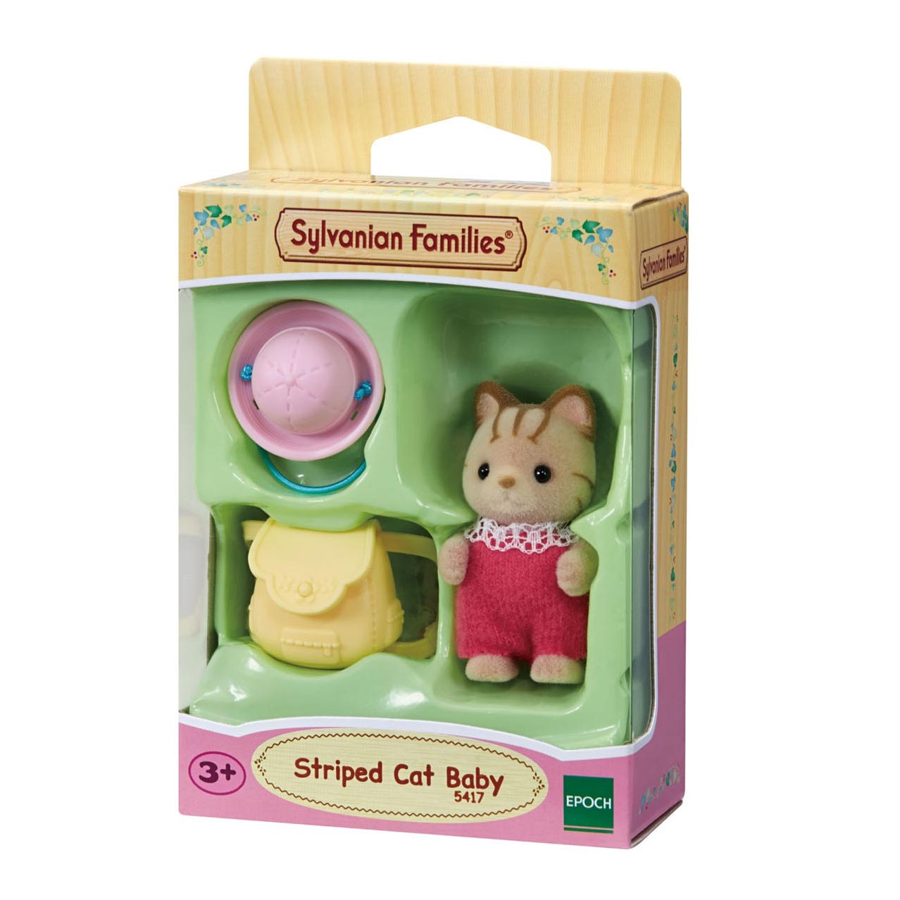 sylvanian families striped cat baby