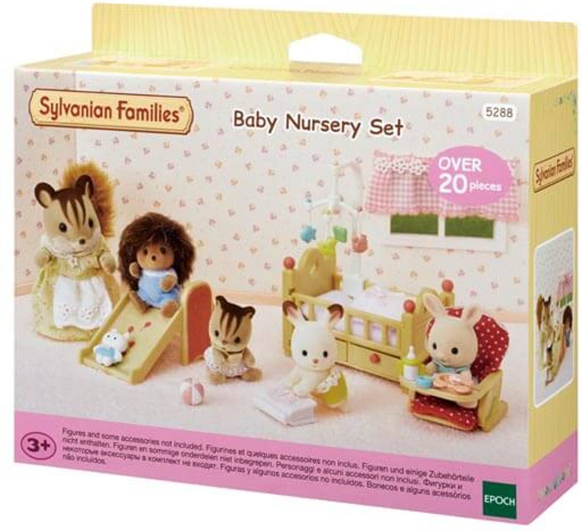 sylvanian families baby nursery set