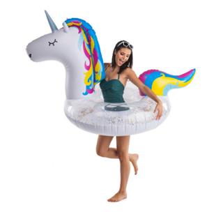giant magical unicorn pool float
