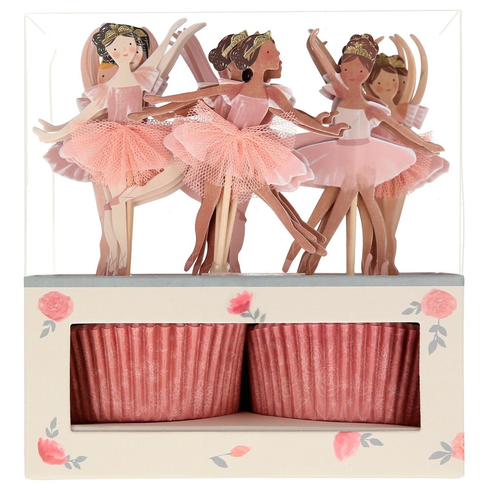 meri meri ballerina cupcake kit