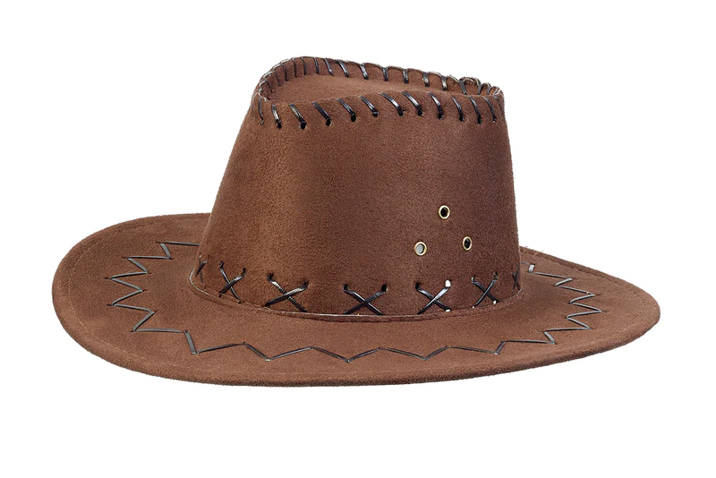 souza hat alec cowboy - dark brown (3-7 yrs)