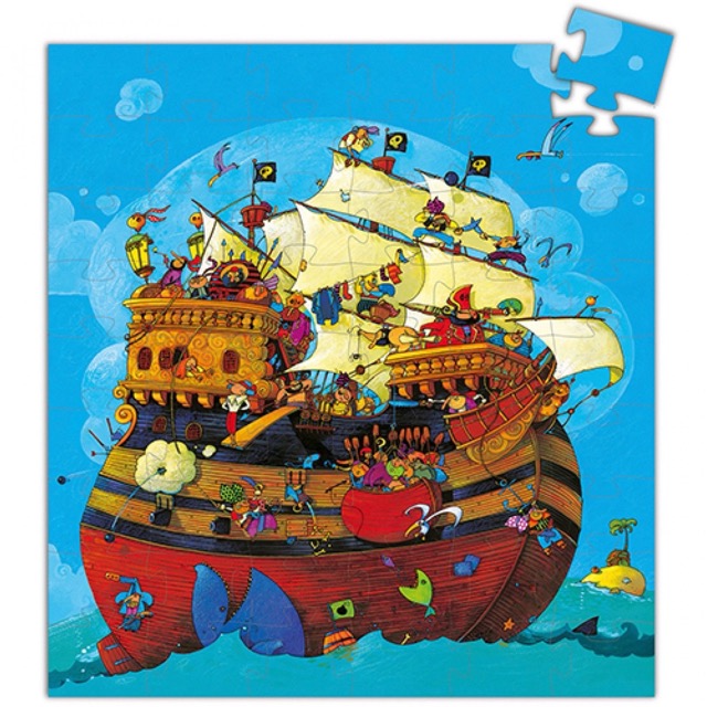 Djeco puzzel - het schip van roodbaard