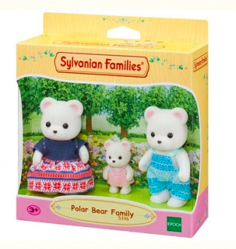 sylvanian families polar bear family