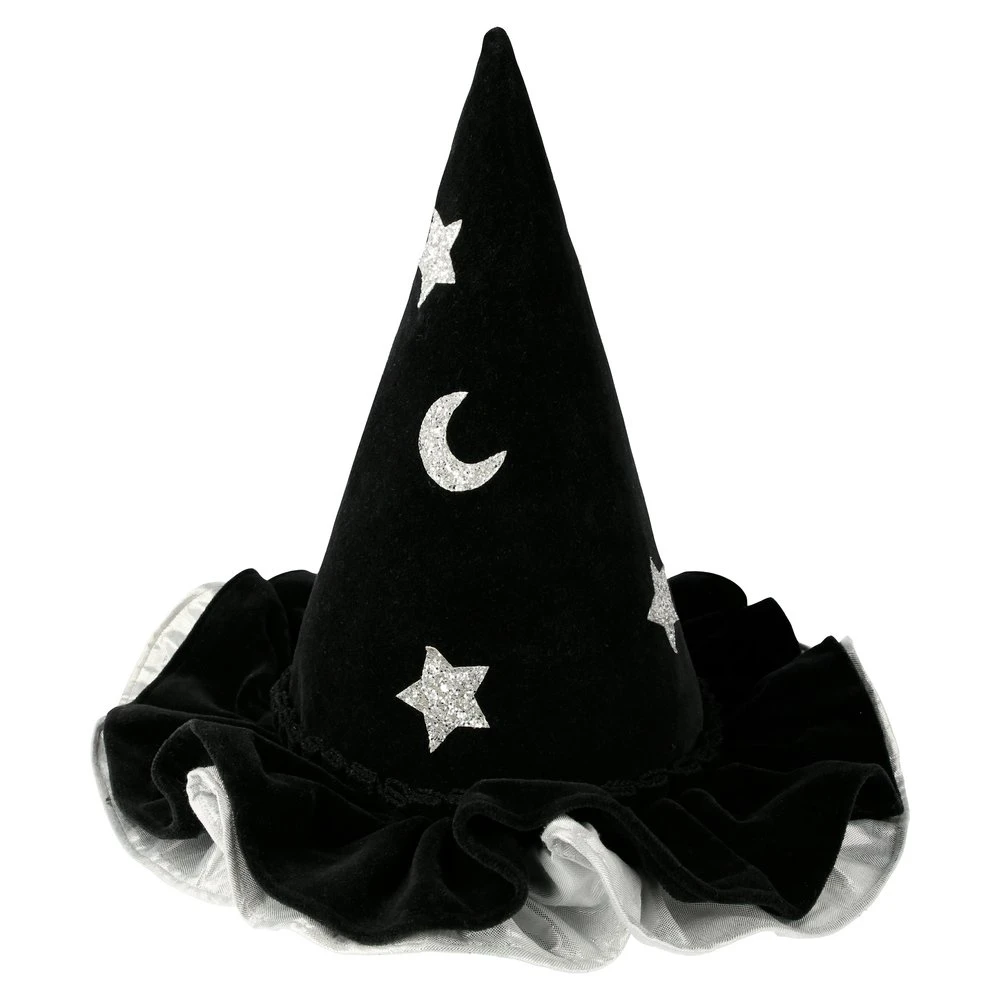 meri meri pointed black witch hat
