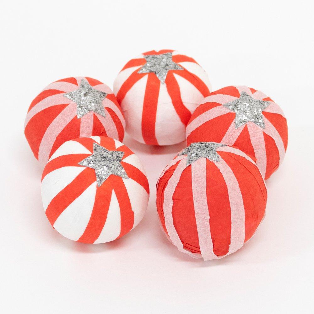 meri meri peppermint candy surprise balls
