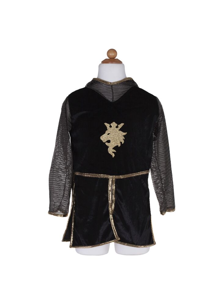 knight tunic/cape/crown - gold (5-6 yrs)