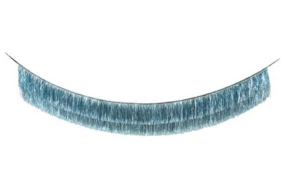 meri meri blue tinsel garland