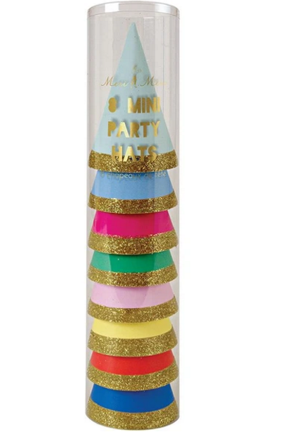meri meri bright mini party hats
