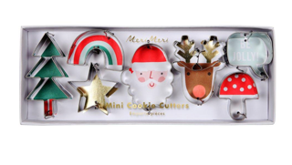 meri meri festive icons cookie cutters (set of 7)