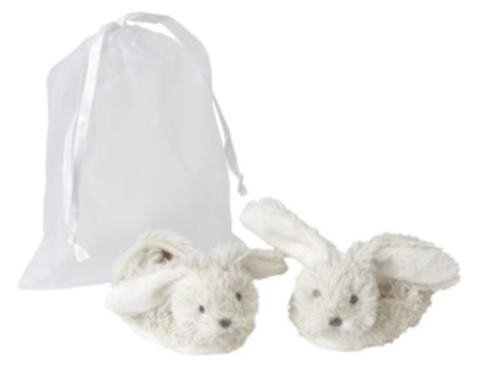 ivory richie slippers in giftbag