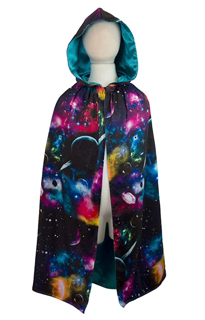 galaxy cloak - multicoloured (5-6 jr)
