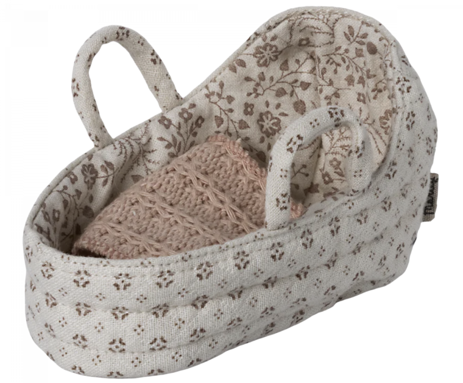 maileg carrycot, baby mouse