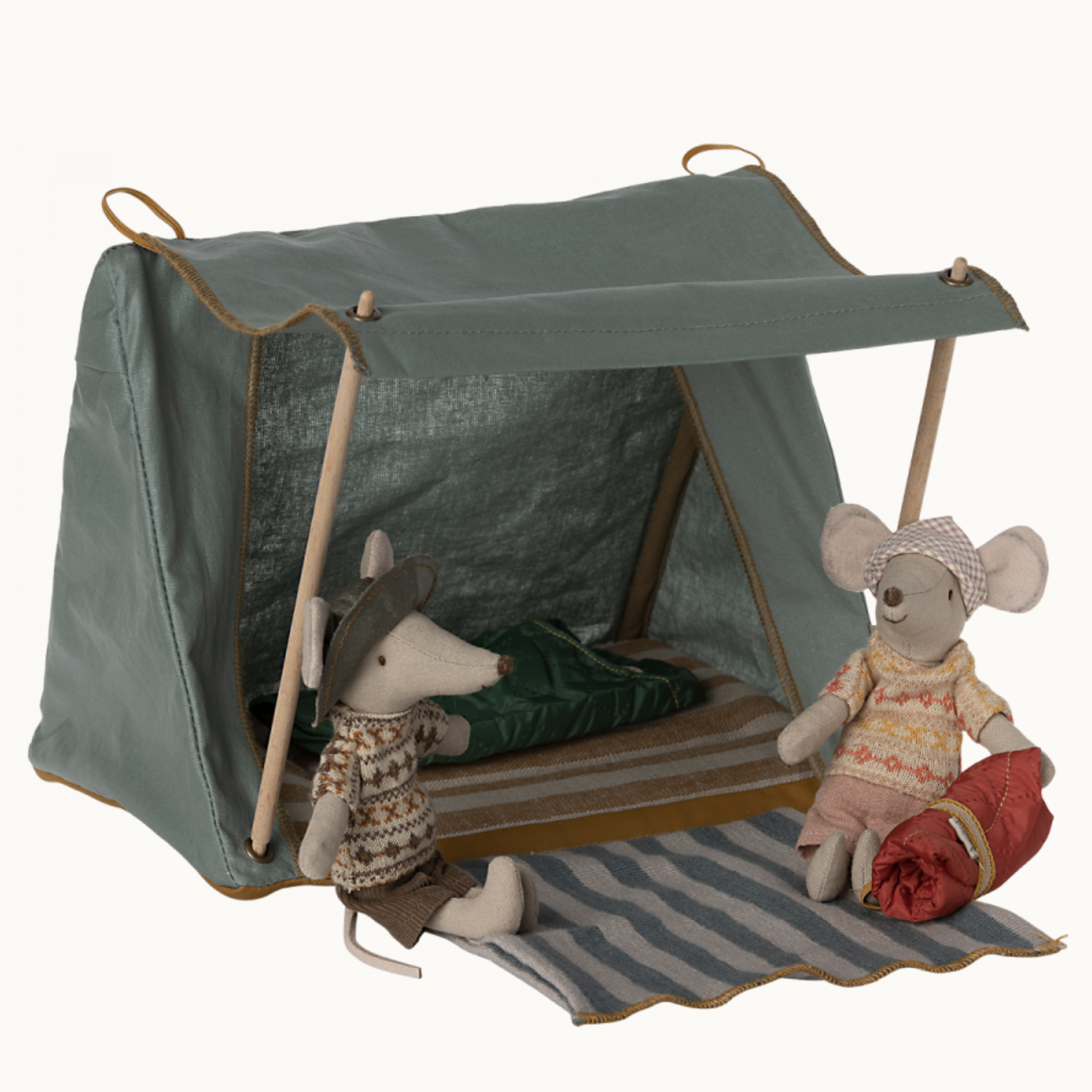 maileg happy camper tent, mouse