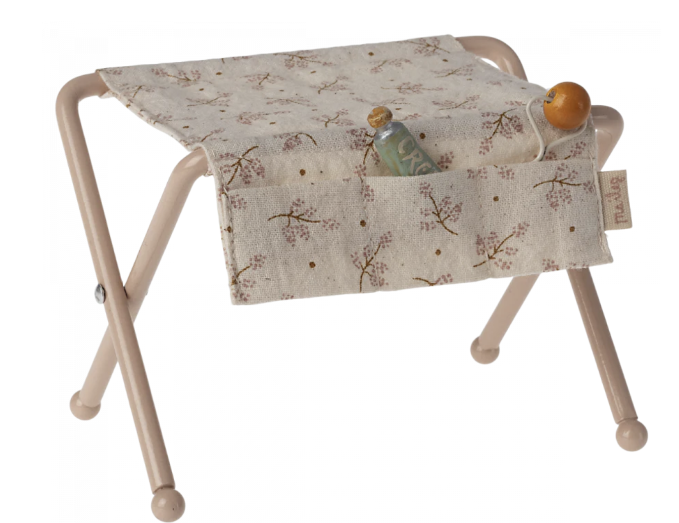 maileg nursery table, baby mouse - roze
