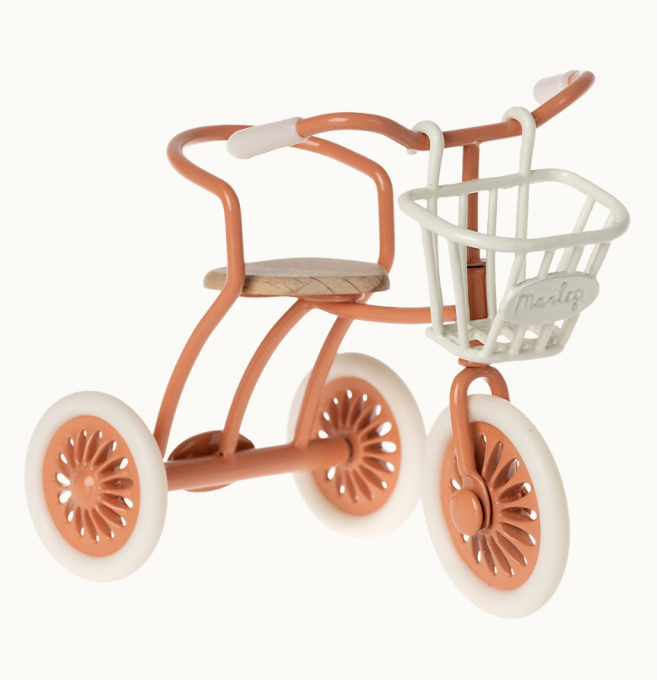 maileg tricycle basket, mouse
