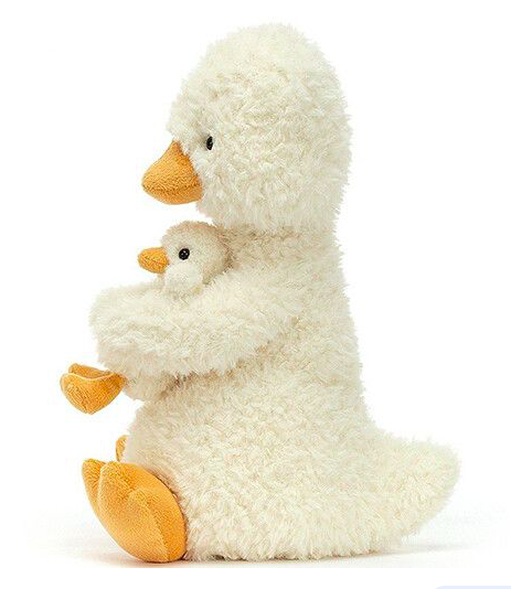 jellycat soft toy huddles duck 