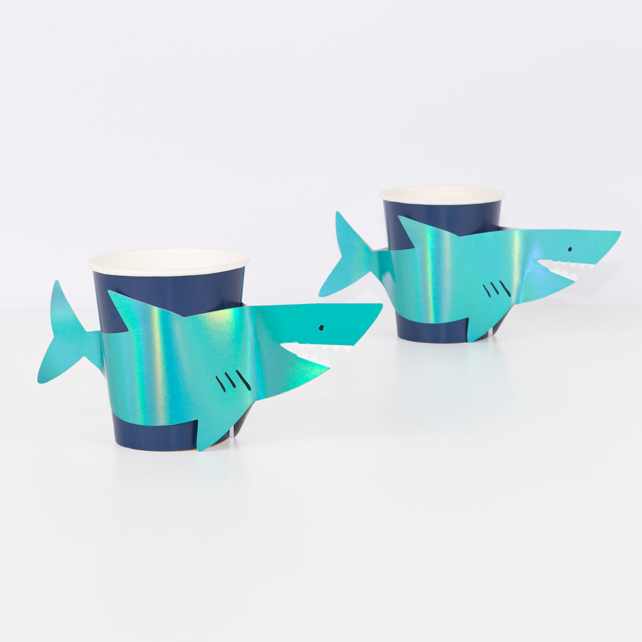 meri meri shark cups
