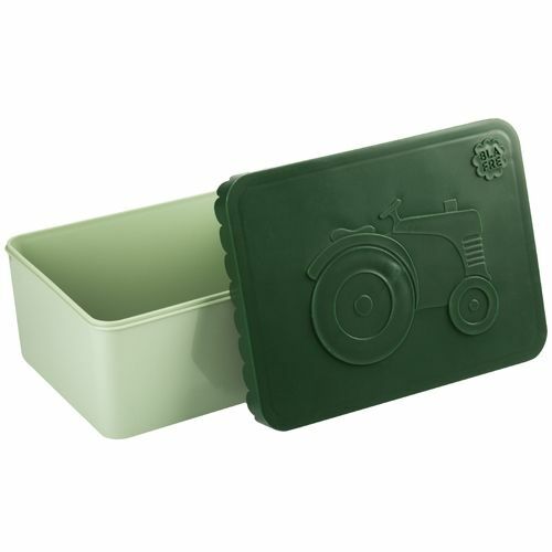 lunchbox - tractor dark green
