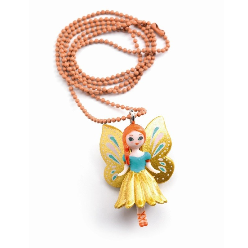 djeco lovely charms ketting - vlinder