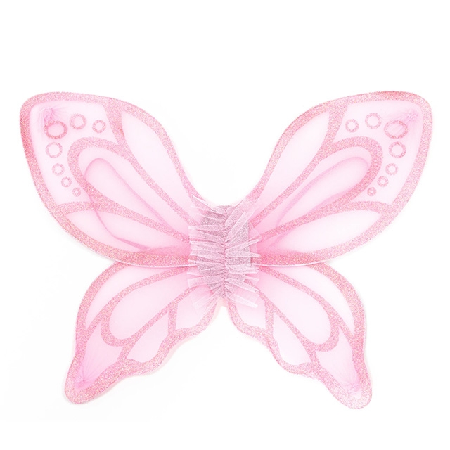 butterfly dress with wings - pink (5-7 yrs)