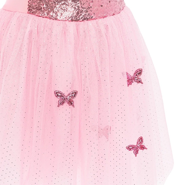 butterfly dress with wings - pink (5-7 yrs)