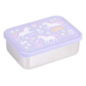 rvs broodtrommel - unicorn dreams | Kinderfeestwinkel | Speelgoedwinkel | Feestwinkel | Kinderwinkel | Amsterdam