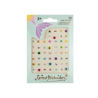 mermaid nail sticker sheet (50 st)