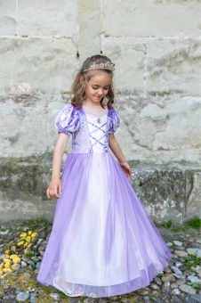 velvety soft once upon a tower dress (3-4 yrs)