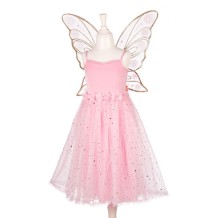 souza rosyanne jurk & vleugels - lichtroze, 3-4 jr