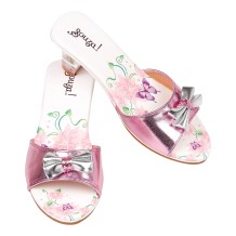 souza slipper hoge hak bindi - vlinderprint/roze (maat 30/31)