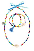 souza ketting & armbandset fernanda, schelp