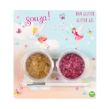 souza haar glitter set